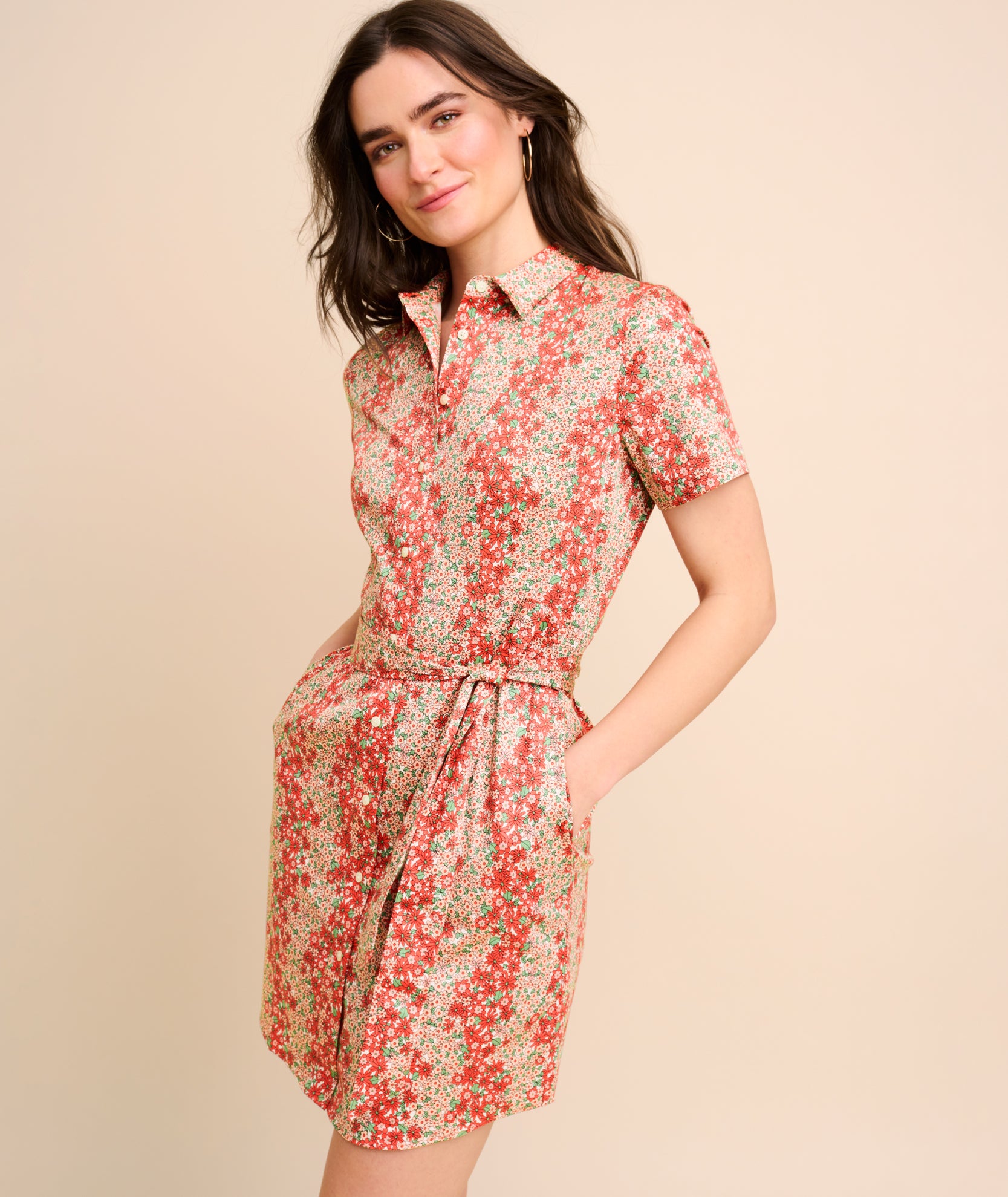 Stretch Cotton Imogen Shirtdress