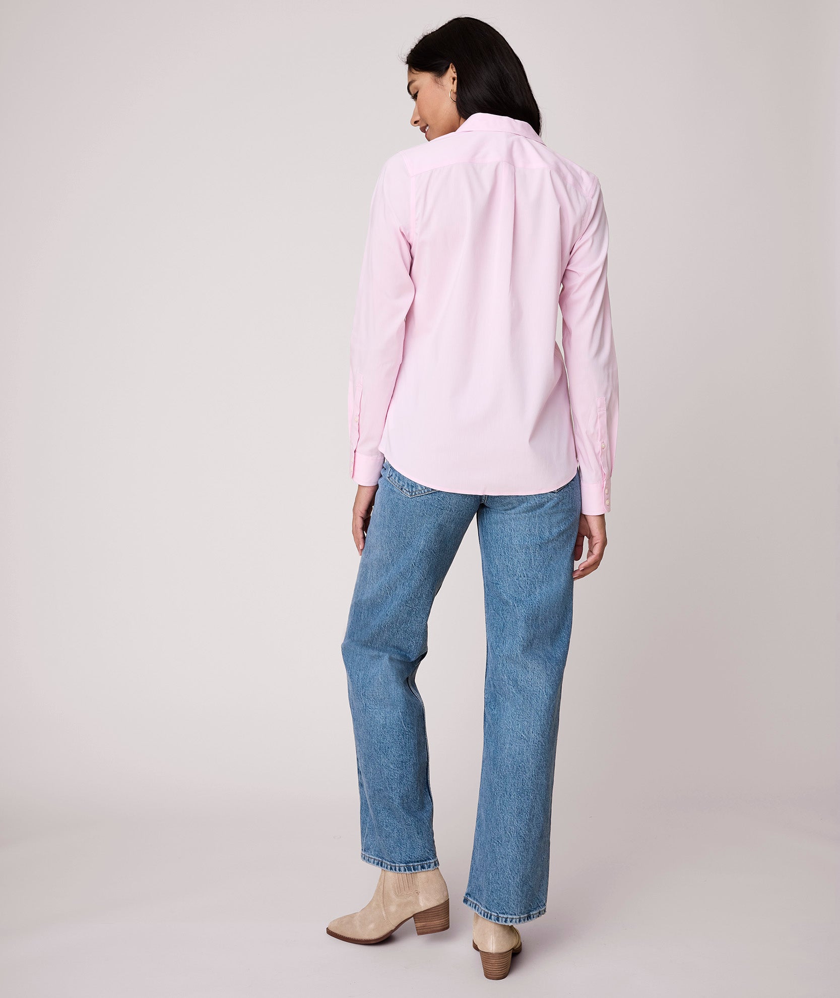 Wrinkle-Free Stretch Cotton Bella Shirt