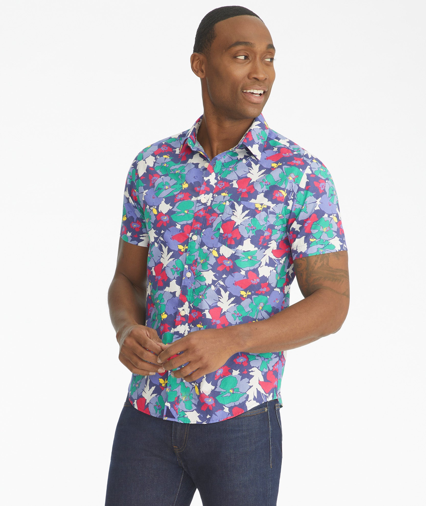 Cotton Short-Sleeve Ramisco Shirt - FINAL SALE