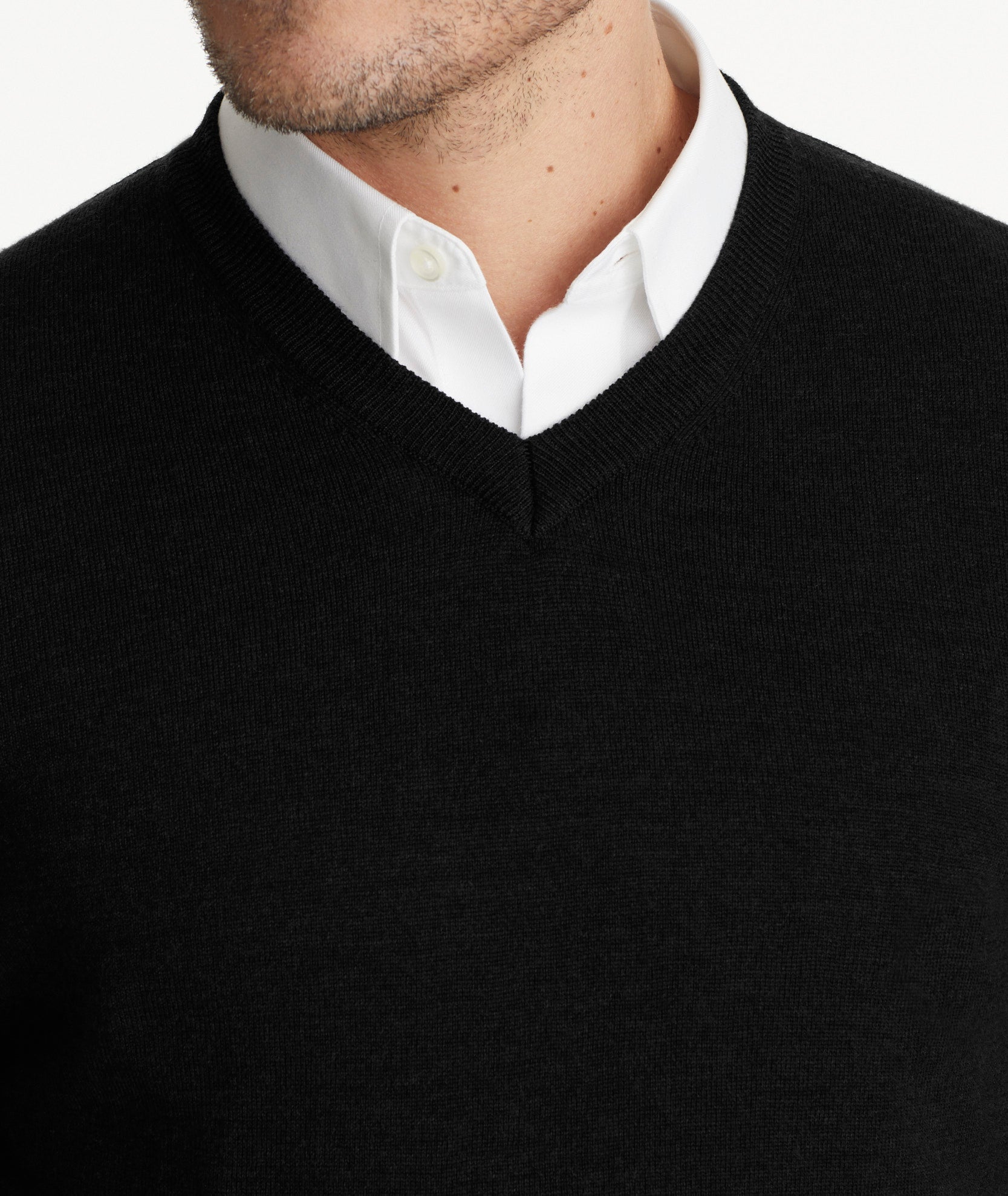 Merino Wool V-Neck Sweater