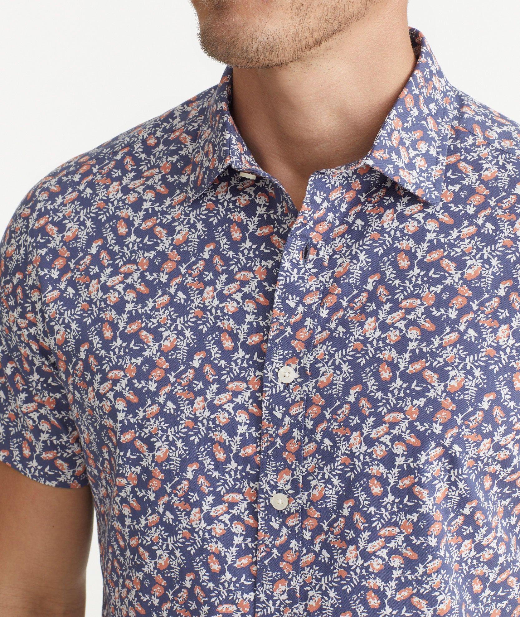 Cotton Short-Sleeve Buckley Shirt - FINAL SALE