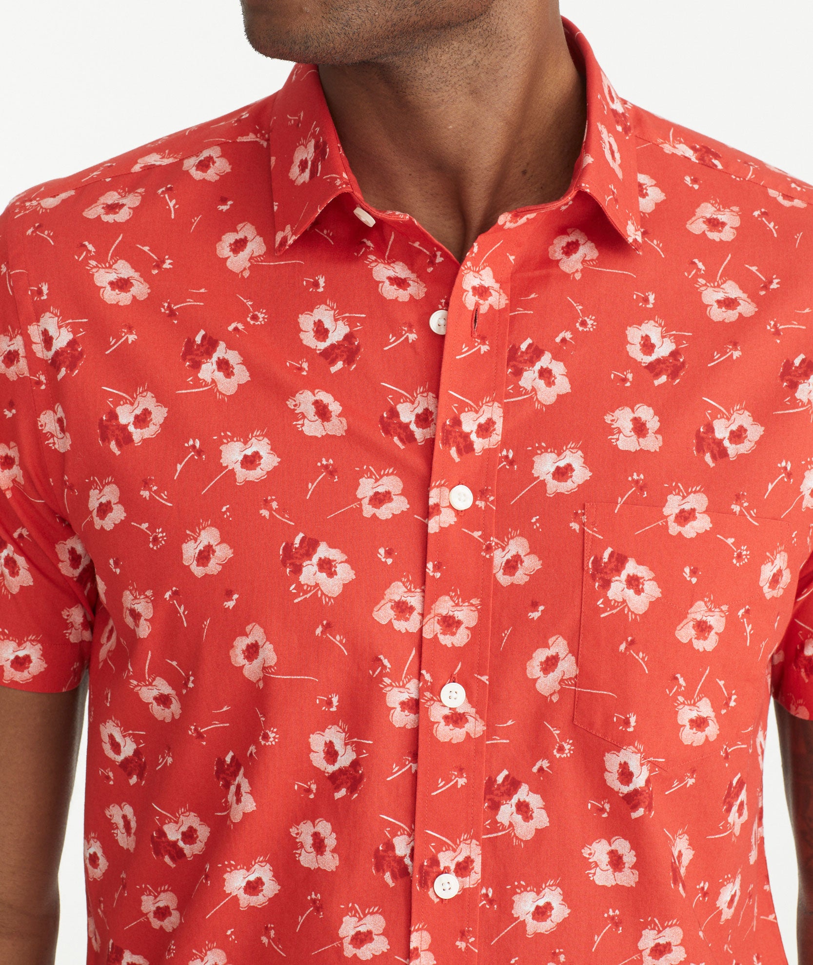 Cotton Short-Sleeve Coolidge Shirt - FINAL SALE