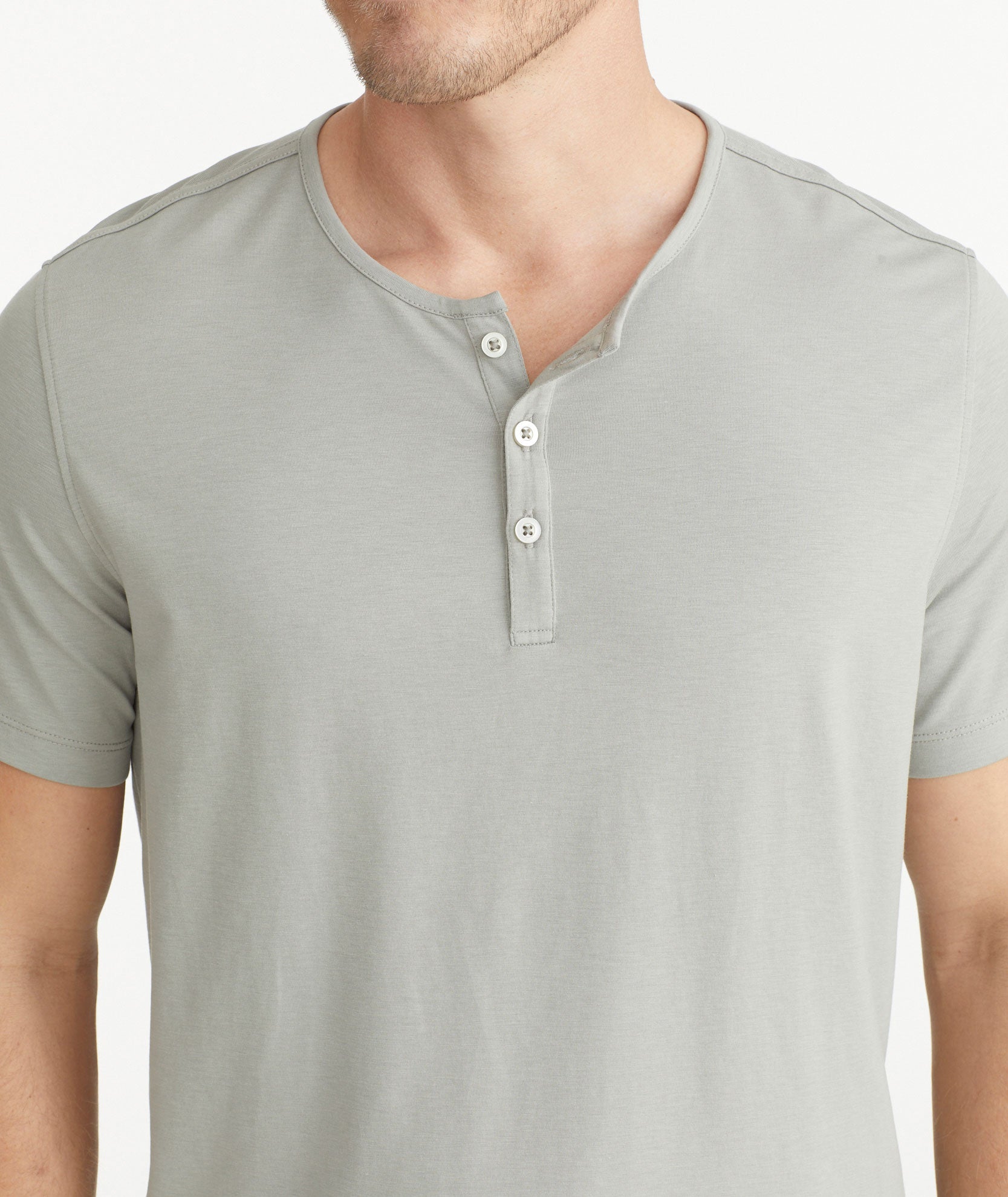 EcoSoft™ Short-Sleeve Henley