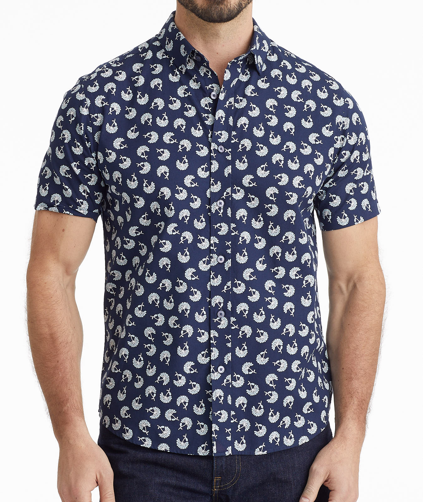 Classic Cotton Short-Sleeve Pinon Shirt - FINAL SALE